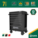 CARRO OFICINA FERRAMENTAS 7 GAVETAS PRETO SATA