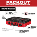 CAIXA FERRAMENTAS PACKOUT ORGANIZADOR MODULAR MILWAUKEE