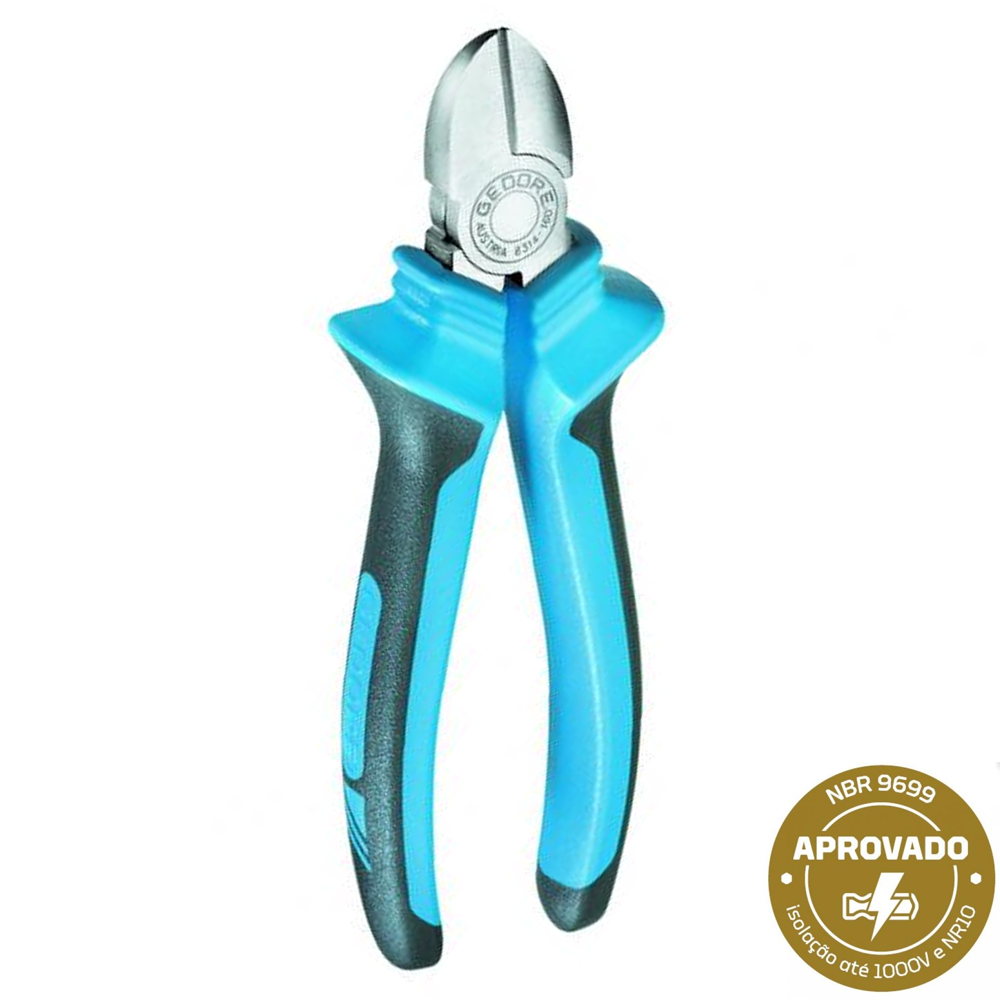Pinza Tagliatrice NWS 134-49VDE-180 – Tronchesina Diagonale Modello Svedese, Isolata 1000V, 180 Mm