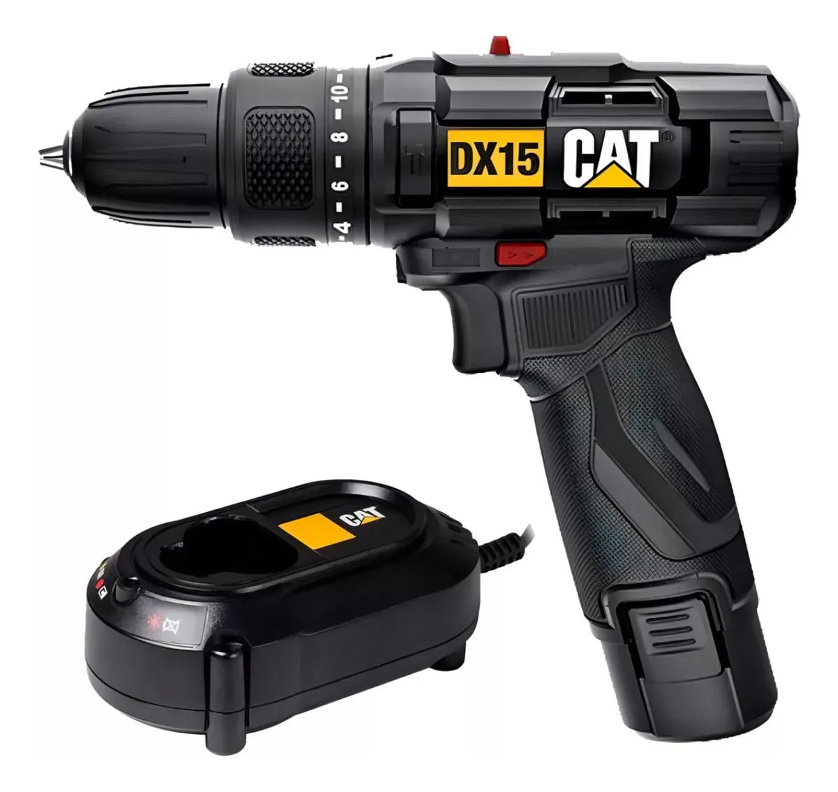 FURADEIRA IMPACTO 12V 10MM BATERIA CARREGADOR CATERPILLAR DX15