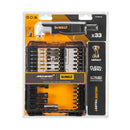 JOGO BITS PARAFUSAR MCLAREN 33 PEÇAS DEWALT DT70782-QZ