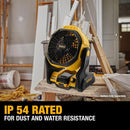 VENTILADOR PORTATIL CANTEIRO OBRAS MAX 20V S/ BATERIA DEWALT
