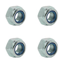 PORCA SEXTAVADA TRAVANTE MA M6 6MM 10MM ZINCADA 100 UN