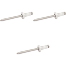 REBITE ALUMÍNIO MANDRIL AÇO 4,0X10MM 100UN NOVE54