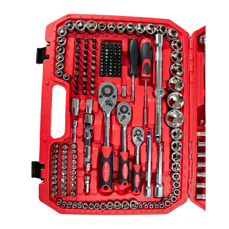 MALETA JOGO FERRAMENTAS COMPLETA SIGMA TOOLS 216 PEÇAS