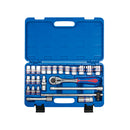 JOGO SOQUETES SEXTAVADOS 08-32MM 24 PEÇAS KING TONY