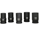JOGO SOQUETES IMPACTO SEXTAVADO LONGO PDR 1 POL 24-33MM 05 PEÇAS