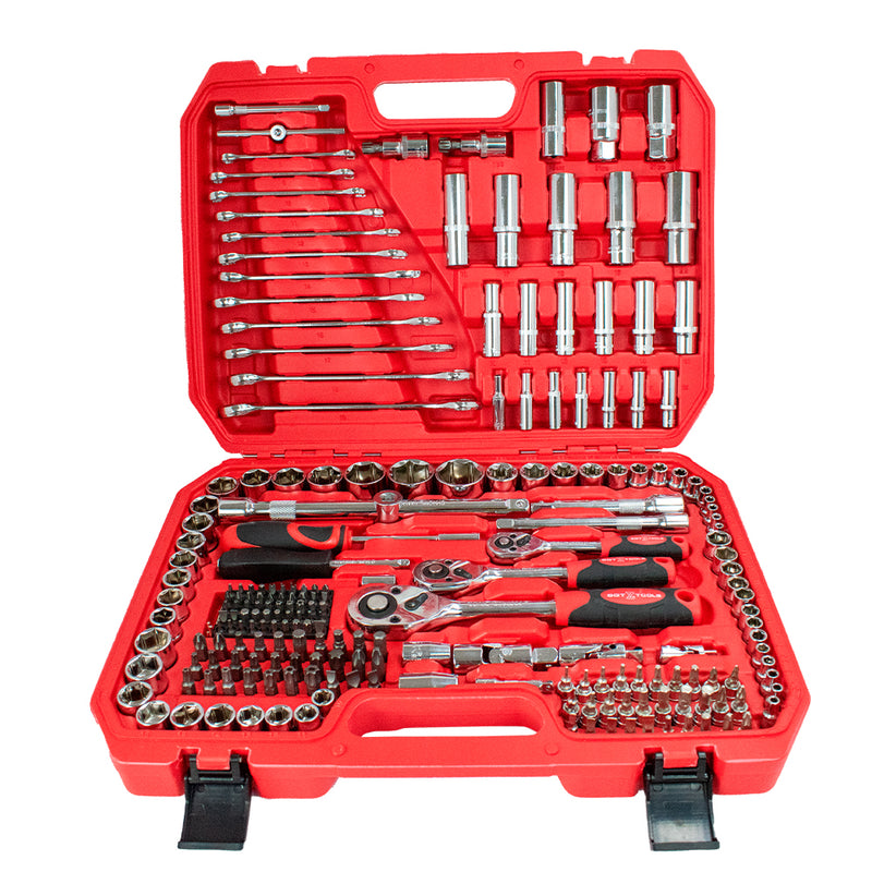MALETA JOGO FERRAMENTAS COMPLETA SIGMA TOOLS 216 PEÇAS