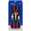 JOGO ALICATES UNIVERSAL CORTE BICO 3 PEÇAS KNIPEX 00 20 11