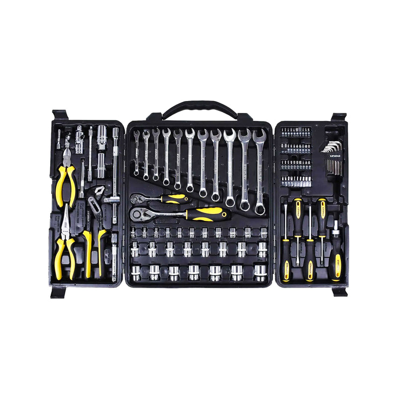 MALETA JOGO FERRAMENTAS COMPLETA STANLEY 110 PEÇAS