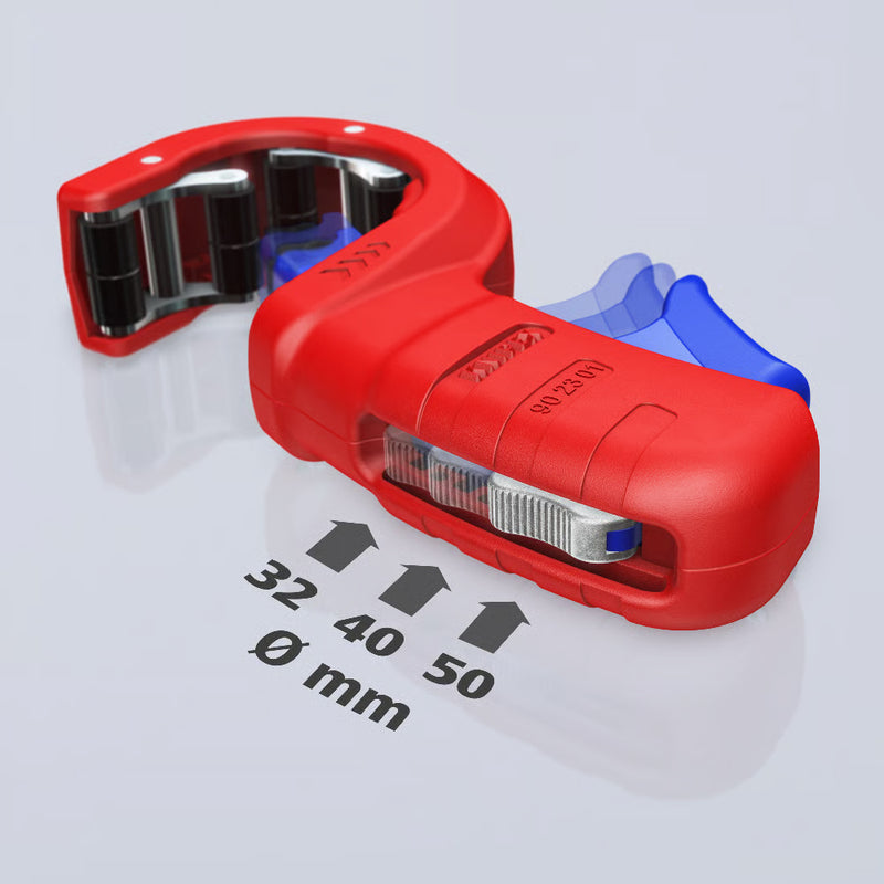 CORTADOR TUBOS PLASTICO 32-50MM DRENAGEM PLASTICO KNIPEX 90 23 01 BK