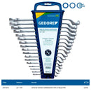 JOGO CHAVES COMBINADAS 06-22MM 17 PEÇAS GEDORE 1B-17M