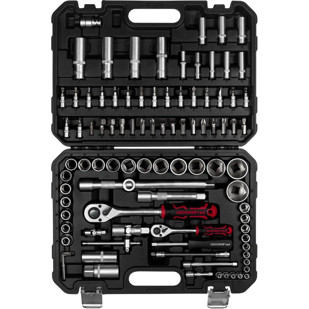 MALETA JOGO FERRAMENTAS COMPLETA GEDORE RED 94 PECAS