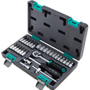 JOGO SOQUETES SEXTAVADOS 1/4 04-13MM 29 PEÇAS STELS