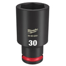 SOQUETE IMPACTO LONGO 1/2" 30MM SHOCKWAVE MILWAUKEE