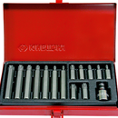 JOGO BITS TORX T20-T55 15 PEÇAS KINGTONY 1015PQ
