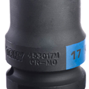 SOQUETE IMPACTO ESTRIADO 1/2 POL 17MM KINGTONY