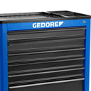 CARRO OFICINA FERRAMENTAS 7 GAVETAS AZUL GEDORE 1585-7A