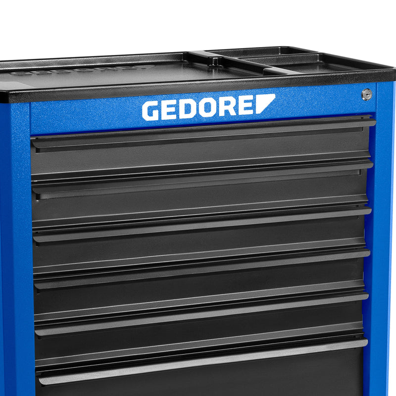 CARRO OFICINA FERRAMENTAS 7 GAVETAS AZUL GEDORE 1585-7A