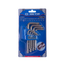 JOGO CHAVE TORX CURTA T10-T50 9 PEÇAS KINGTONY 20309PR