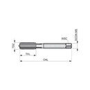 JOGO MACHO MANUAL AÇO RAPIDO HSS M18 X 1,5MM E105 2 PEÇAS DORMER