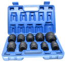 JOGO SOQUETES IMPACTO PDR 3/4 19-46MM 10 PEÇAS