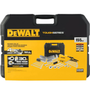 MALETA JOGO FERRAMENTAS DEWALT 155 PEÇAS TOUGHSERIES