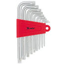 JOGO CHAVE TORX LONGA T10-T50 9 PEÇAS MTX