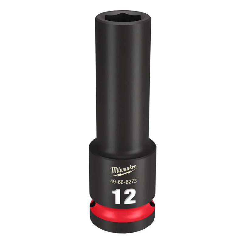 SOQUETE IMPACTO ENCAIXE 1/2 POL 12MM X 78MM MILWAUKEE