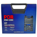 JOGO MINI RETIFICA PROFISSIONAL PNEUMATICA 1/4 ACESSORIOS PDR