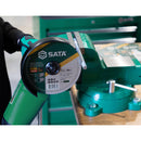 DISCO CORTE ABRASIVO METAL INOX 7 POL X 1,6MM SATA 10 UN