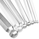 JOGO CHAVE ALLEN LONGA ABAULADA 2.5-10MM 7 PEÇAS KING TONY