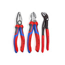 JOGO ALICATES COBRA CORTE UNIVERSAL 03 PEÇAS KNIPEX 00 20 09 V01