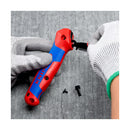 LAMINA DESENCAPADORA CURVADA COM CATRACA KNIPEX 16 50 145 SB