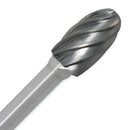 LIMA ROTATIVA OVAL PARA ALUMINIO 06MM ROCAST