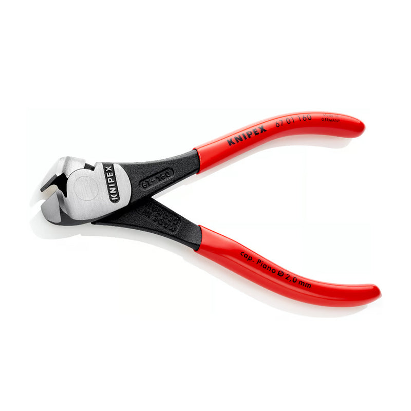 ALICATE CORTE FRONTAL ARAMES 6.1/2 ALTA MULTIPLICACAO KNIPEX 67 01 160