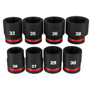 JOGO SOQUETE IMPACTO 3/4 CURTO 26-36MM 08 PEÇAS MILWAUKEE 49-66-7019
