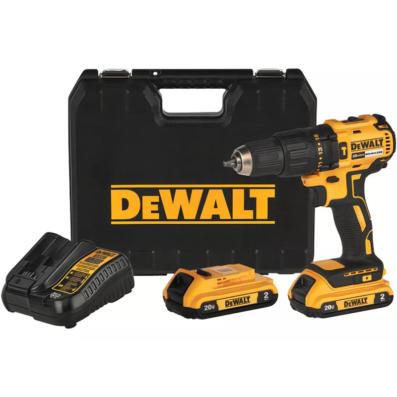 PARAFUSADEIRA 20V MAX LÍTIO 2 BATERIAS 2AH DEWALT DCD7781D2BR