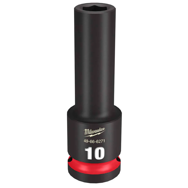 SOQUETE IMPACTO ENCAIXE 1/2 POL 10MM X 78MM MILWAUKEE