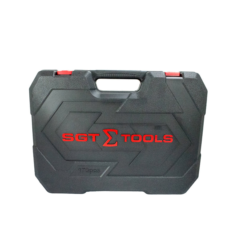 MALETA JOGO FERRAMENTAS COMPLETA SIGMA TOOLS 178 PEÇAS
