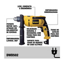 FURADEIRA IMPACTO ELETRICA 1/2 13MM 220V 710W DEWALT DWD502B2