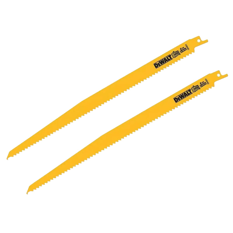 LAMINAS SERRA SABRE MADEIRA 12 POL 2 PEÇAS DEWALT DW4804