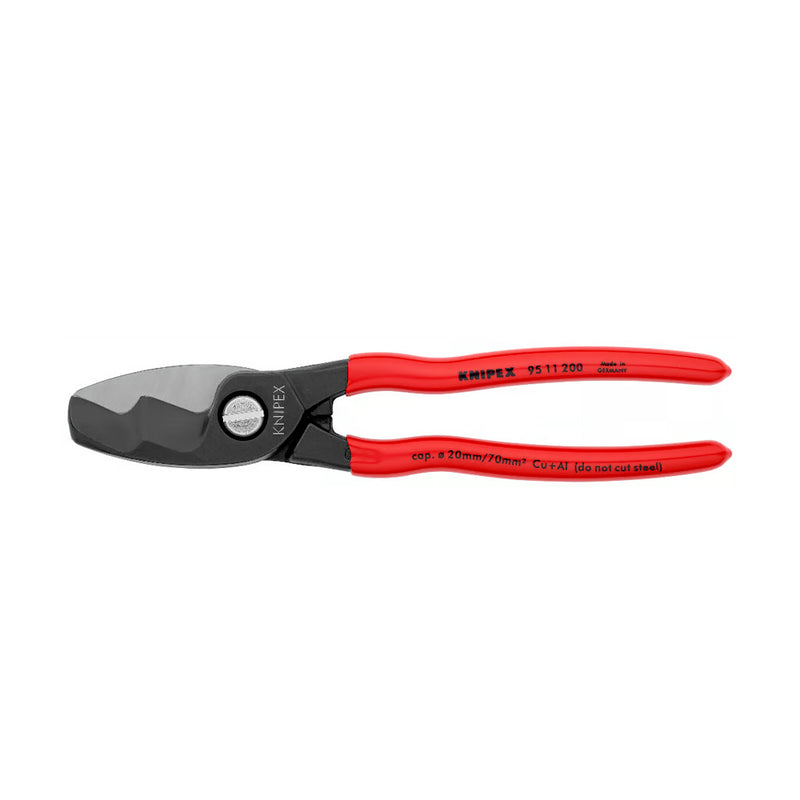 TESOURA CORTA CABOS ELETRICOS GUME DUPLO 200MM KNIPEX 95 11 200