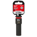 SOQUETE IMPACTO ENCAIXE 1/2 POL 13MM X 78MM MILWAUKEE