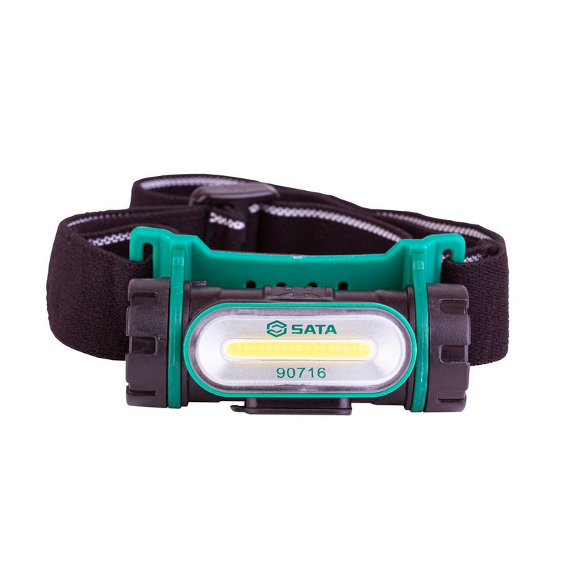 LANTERNA CABECA RECARREGÁVEL 150 LUMENS SATA ST90716