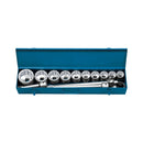 21/D21EMU JOGO SOQUETES ESTRIADOS 1" 36-80MM 14 PECAS - GEDORE