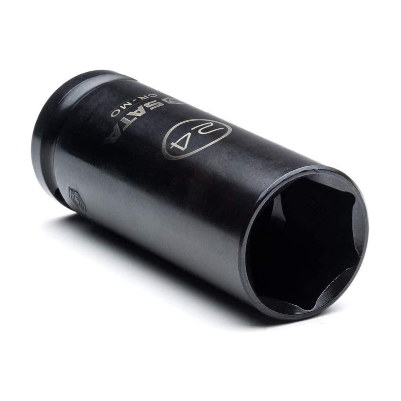 JOGO SOQUETES IMPACTO LONGO 1/2 10-24MM 13 PEÇAS SATA ST34398T