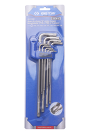 JOGO CHAVES TORX LONGA T10-T50 9 PEÇAS KING TONY