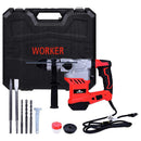 MARTELETE PERFURADOR ROMPEDOR SDS PLUS 1500W WORKER