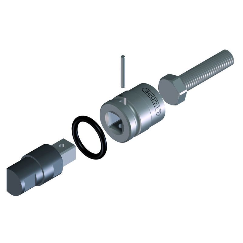 SOQUETE IMPACTO SEXTAVADO 1/2 19MM GEDORE 019019